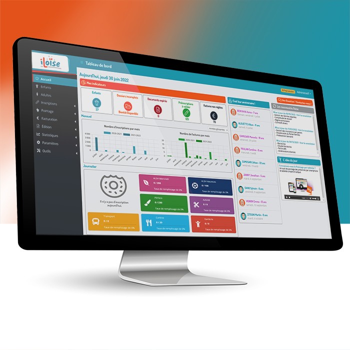 Zoom sur le tableau de bord Iloïse v2